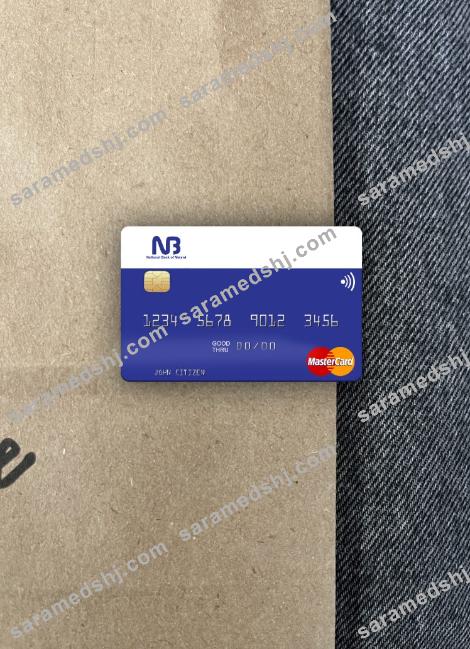 Malawi National Bank of Malawi mastercard photolook front